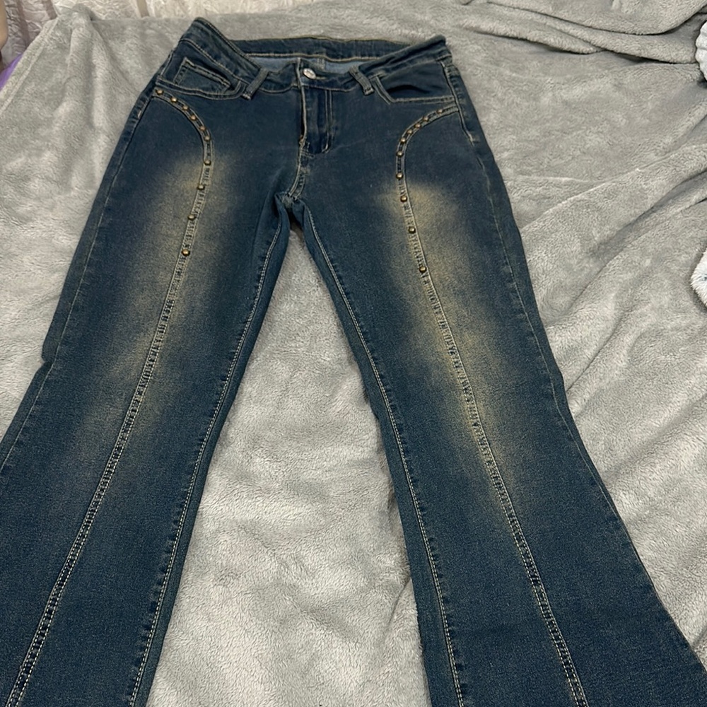 Women SHEIN low waisted vintage jeans